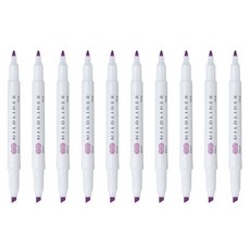 ZEBRA 斑馬牌 溫和眼線柔軟眼線 MMZ, 洋紅色, 10支