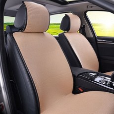 CarStory 논슬립 에어매쉬 통풍시트 조수석용 MS-1001, 베이지, 1세트