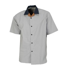 Saint Luke男款彩色配色短袖襯衫 MCTSL5007