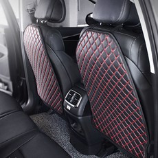 GMZ MOTORS 防踢汽車椅背套2入組, 紅色, 1組