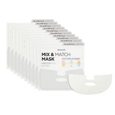 마몽드 믹스 & 매치 마스크 하단 쿨링진정 화이트 18ml, 1개입, 10개