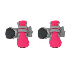 April 16 寵物柔軟網布鞋 4入, 粉紅色