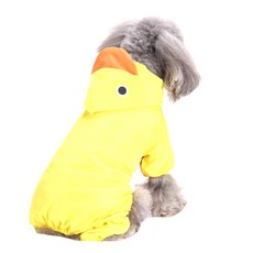 寵物動物圖案防水雨衣, 小鴨, 1件