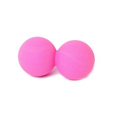 리빙듀오 뭉침굿바이 땅콩 마사지볼, 핑크, 1개