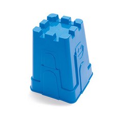 Dantoy 沙灘模具 城堡塔, 藍色, 1個