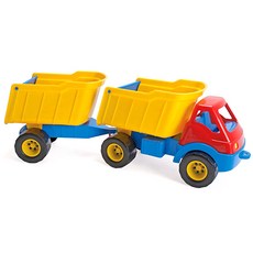 댄토이 트럭 트레일러 플라스틱 바퀴, 혼합 색상, 1개