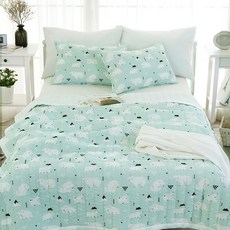 gBEDDING 泡泡紗涼被, Mint
