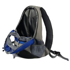 퀵딜리버리 R201820 통기성 좋은 반려견 앞가방 캐리어 가방, 블루, 1개