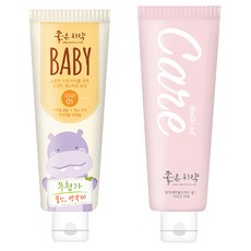 DR.CHOI'S 第1階段牙膏 80g 4入+Care 120g, 1組