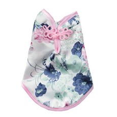 비케이 반려견 전통옷스타일 치파오, 그린, 1개