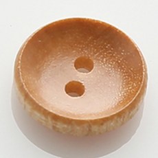 HR大號碟形鈕扣 15mm, 米色, 12個
