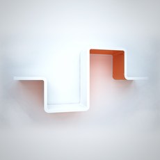 CUBICS 2色壁架D CO, 橘子