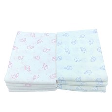 布尿墊 大象款 粉紅色 5入+藍色 5入, 混色, 1組