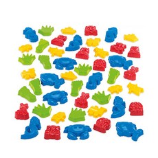 Dantoy 沙灘模具 48件組 6966, 混合顏色, 1個