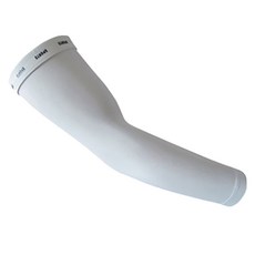 Dm Corporation 鬆緊帶運動袖套, 白色的, 1入