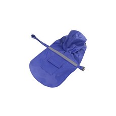 윰 반려동물 반사광 후드 방수우비, 블루, 1개