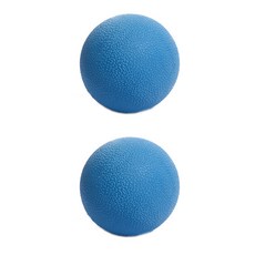 리빙듀오 뭉침 굿바이 싱글 마사지볼, 블루, 2개