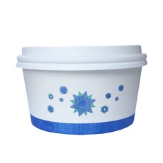 투고팩 별 종이용기 520cc 백색뚜껑 세트, 1개, 300세트