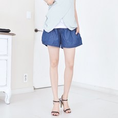 이얀 데뷰 청 3부팬츠 임부복