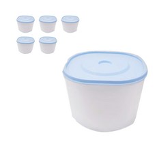 아이리빙 심플 다용도 잡곡통 6p, 블루