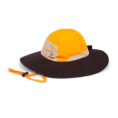 휴키 배색 등산벙거지모자, 오렌지