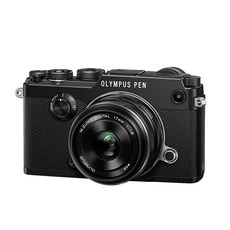 올림푸스 미러리스 카메라 17mm F1.8mm Kit 블랙, PEN-F