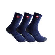 스위스밀리터리 SM-R01 남성용 등산 장목 양말 3족, 네이비