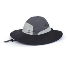 휴키 배색 등산벙거지모자, 그레이