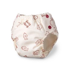 베이비앙 붕어빵 팬티형 천기저귀 M, 혼합 색상, 1개