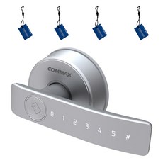 코맥스 목문 방문용 디지털도어락 CDL-100WL + 카드키 4p