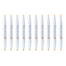 ZEBRA 斑馬牌 MILDLINER 柔色螢光筆, 橘色(MOR), 10個