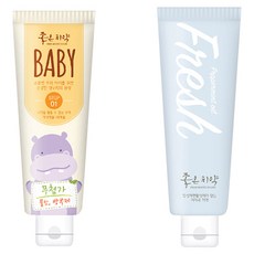 DR.CHOI'S 第1階段牙膏 80g 4入+Fresh 120g, 1組