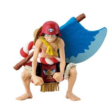 CRANEKING One Piece SCuitures BIG Sculptor King FILM GOLD Luffy Figure 010, 1個