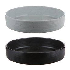 Lim Seop Ceramics Workshop 圓柱形主鍋 2p 套組, 白色 黑色, 1套