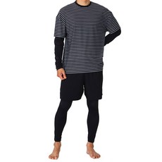 더시럽 남성용 버그 반바지 레깅스 세트