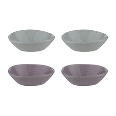 Lim Seop Ceramics Workshop Dodream 橢圓泡菜球 白色 2p + 丁香 2p, 混色, 1套