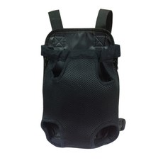 인터팝 메쉬컬러 반려견 프론트백, 블랙, 1개