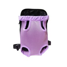 인터팝 메쉬컬러 반려견 프론트백, 퍼플, 1개