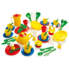 早餐晚餐遊戲組72件組, 混色