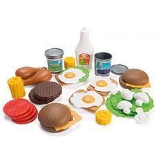 玩具 綠色花園玩具食物小家家酒組, 混色