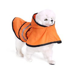 ZEZEPET 寵物狗戶外螢光雨衣, G311PDFC064