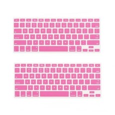 뉴비아 뉴맥북전용 13인치 논터치바 키스킨, 핑크, 2개