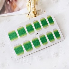 간단한 셀프 네일스티커 12p QB518, 혼합색상, 1개