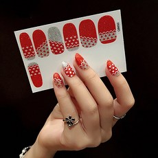 간단한 셀프 네일스티커 12p 세트, QB650, 1개