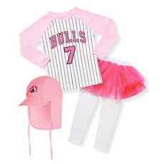 GOING KIDS 女童款時尚防曬泳衣組