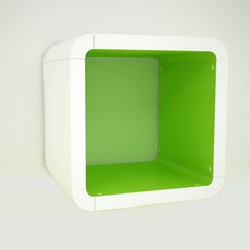 CUBICS 2色壁架B2121, 綠色