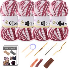 DIY羊毛針織毛線球材料組, 1套, 492酒組合