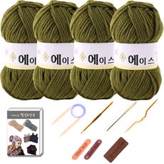 DIY羊毛針織毛線球材料組, 1套, 487卡其色