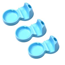 앤티스 주방용 다기능 미끄럼방지 플라스틱 랙, 블루, 3개입