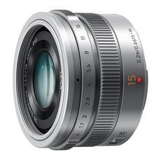 파나소닉 마이크로포서드 단렌즈 H-X015, H-X015(실버)